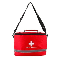Kit de primeiros socorros acampamento militar kits grande alça de ombro portátil carro emergência médica saco viagem em casa ao ar livre saco armazenamento