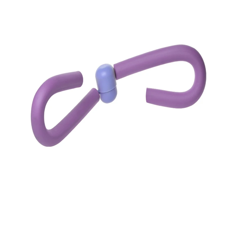 Purple Leg thigh trainer gym exercise thigh main leg muscle arm chest waist exerciser fitness machine gym home fitness equipment - Color: Purple