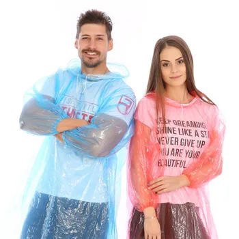 

Raincoats Transparent Men Women Hooded Jacket Neutral PE Raincoat Outbreak protection Style Rain Coat practical Convenience