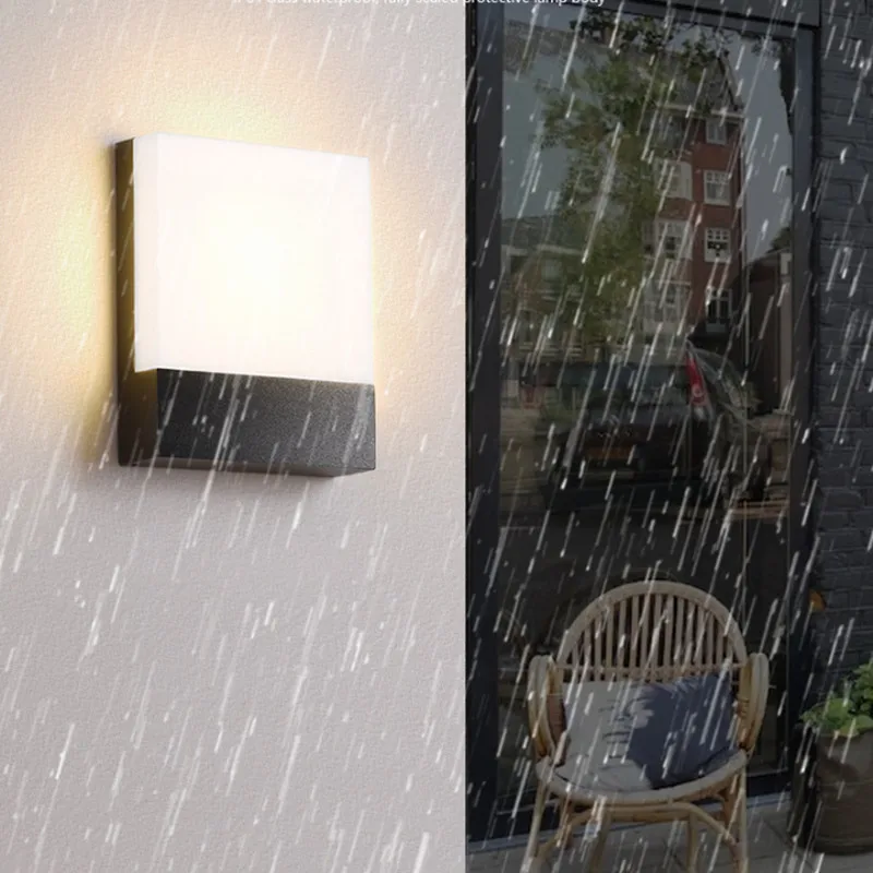 

waterproof Wall Lamp outdoor balcony courtyard porch corridor wall light LED wall lamp indoor living room bedroom wall sconce