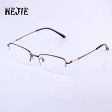 HEJIE очки для чтения из чистого титана, прозрачные линзы для мужчин и женщин, очки для пресбиопии, оптические очки, очки по рецепту от 0 до+ 4,0