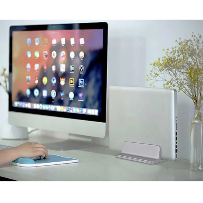 Adjustable Thickness Laptop Stand Base Vertical Holder for Aluminum Alloy PC Notebook ND998