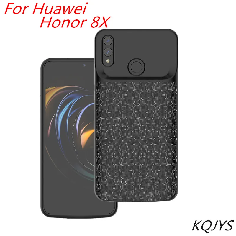 

KQJYS 5000mAh Silm Silicone shockproof Battery Case For Huawei Honor 8X Power Bank Charger Case Back Cover Cases