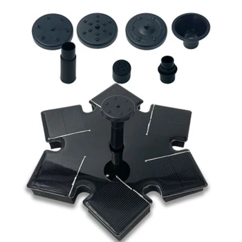 

Solar Water Fountain Pump Powered Water Pump Panel Kit Lotus Leaf Floating Pump for Pool Garden Pond Watering