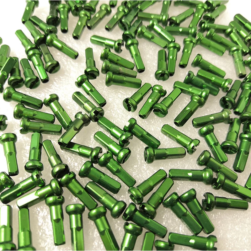 Bicycle Parts Bike Accessories Bike Spokes Nipples Alloy 7075 spoke nipples 14G aluminum nipple 12mm 14mm 16mm length for road or mtb bike wheels 100pcs/lot