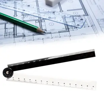 

1PC Black White Plastic Folding Straight Rulers Drawing Student 30Cm Tools Supplies Stationery Gift Journal School G5Y9