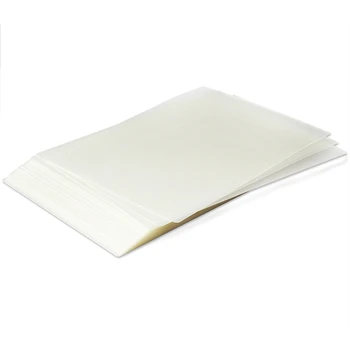 

100PCS/Lot 60 Mic A4 Thermal Laminating Film PET for Photo/Files/Card/Picture Lamination Roll Hot Cold Packs Laminator Paper