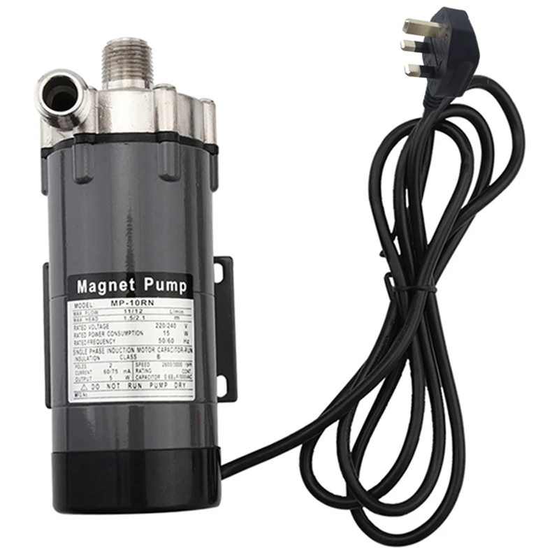 

Magnetic Drive Pump UK Plug 15R with 304 Stainless Steel Head, Beer Brewing