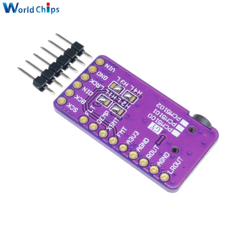 Плата декодера ЦАП PCM5102 PCM5102A плата I2S IIC интерфейса Φ модуль плеера звуковая для