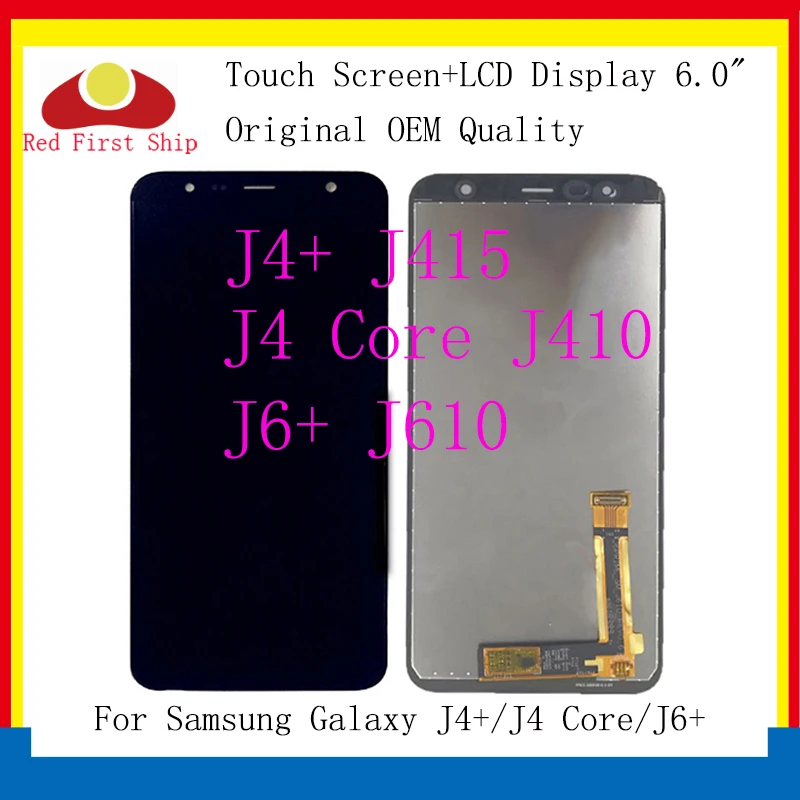 10 шт./лот для Samsung Galaxy J4 + Plus J415 J415F/J4 Core J410/J6 J6 J610 ЖК дисплей кодирующий