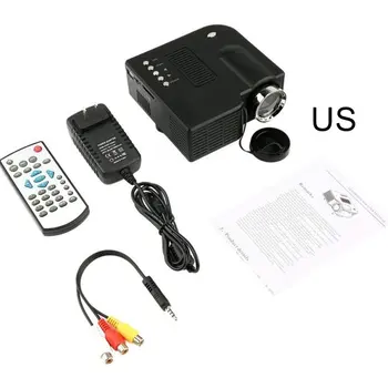 

UC28+ Mini Portable 1080P HD Projector LED LCD Home Cinema Theater Upgraded HDMI Interface Entertainment beamer proyector
