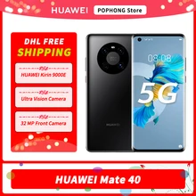 DHL Free HUAWEI Mate 40 5G Mobile Phone 6.5 inch 90Hz Curved Screen Kirin 9000E Octa Core 5nm crafts 50MP Ultra Vision Camera