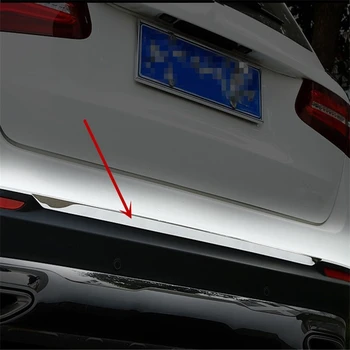 

WELKINRY car auto cover for Benz GLC 2016 2017 2018 stainless steel rear tail bumer trim
