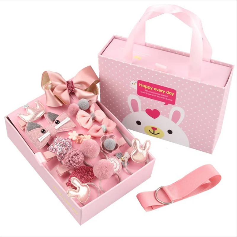 18-piece gift box children's hair accessories Korean princess super fairy cute cute little girl hairpin baby hairpin 1 piece d90 super strong search magnet neodymium magnet salvage fishing hook max 350kg deep sea fishing magnet