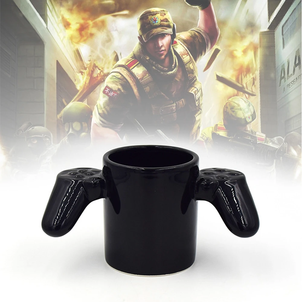 3D творческие игры Over Кофе кружка игрового контроллера с ручкой Керамика стакан