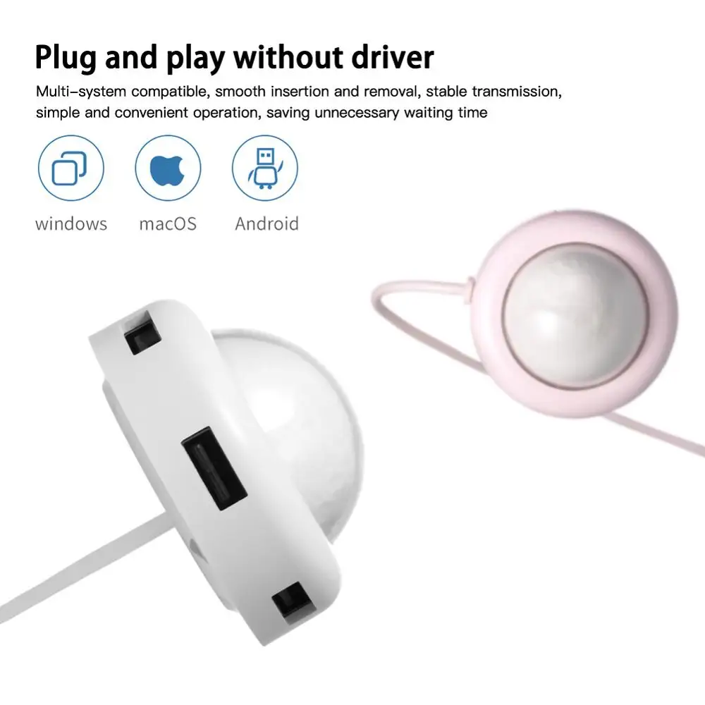 

USB Extender Moon Light Cute Pet USB Splitter Atmosphere Night Light USB One for Four Cute Hub