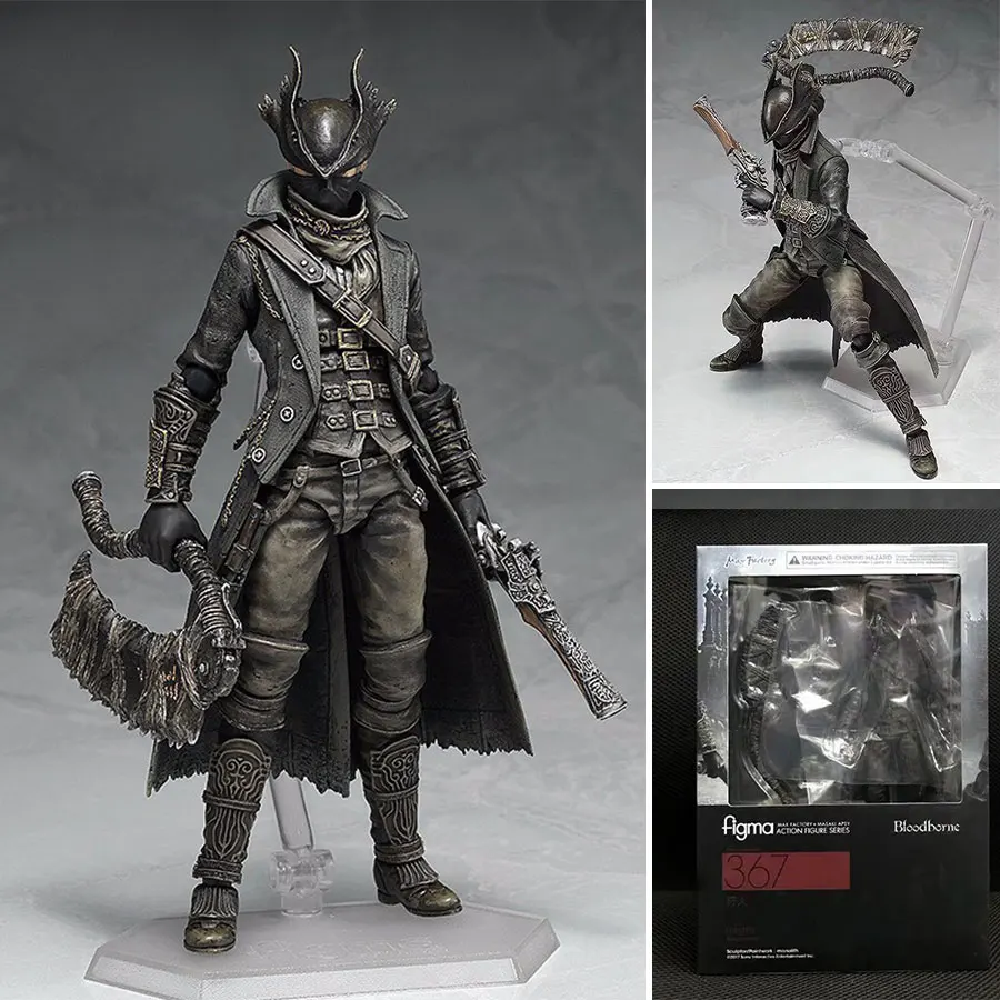 

Bloodborne Game PVC Action Figure The Old Hunters Joint movable Figma 367 Nendoroid Model Collection Toys Friend Gift