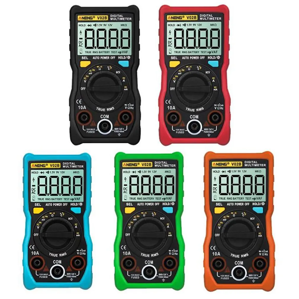 

An-V02B High-Precision Intelligent Gear Recognition Multimeter Electrician Maintenance Instrument Universal Table