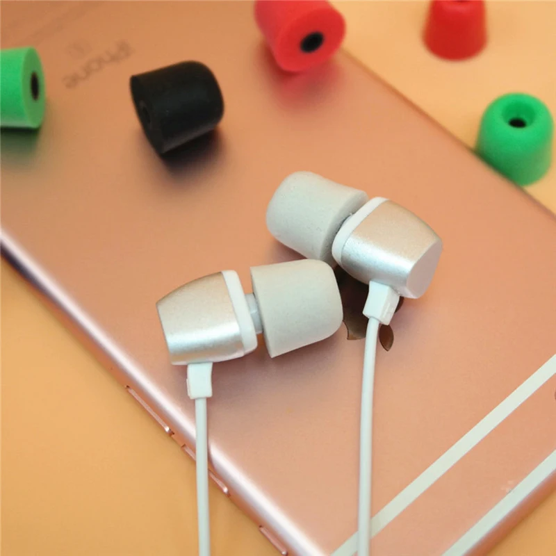 3 мм T100 наушники пены памяти ушные вкладыши для Shure SE215 SE425 SE535 снижение шума в ухо вкладыши подушки для наушников Губка ушные вкладыши - Цвет: T100 Grey M