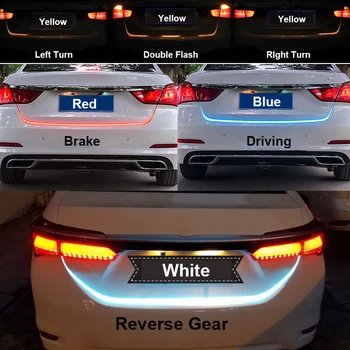 

47'' Flow Type LED Strip Tailgate Turning Signal Trunk Light Strip Waterproof