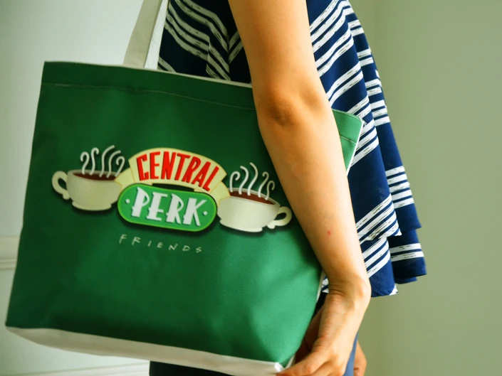 Друзей Central perk зеленого цвета модные женские туфли сумки для девочек Книга чехол для телефона сумка
