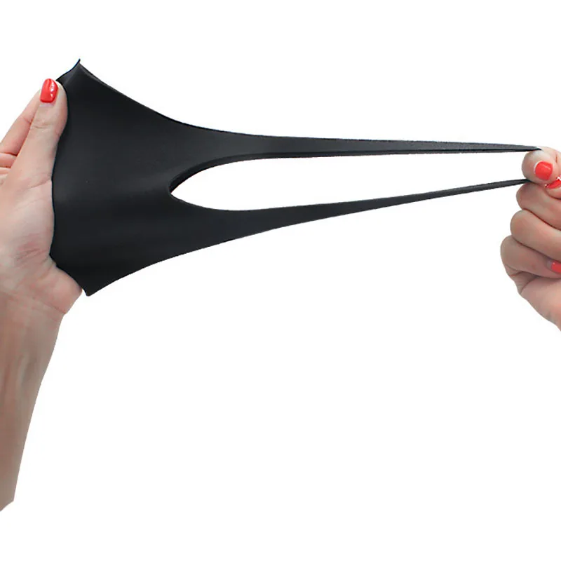 Popular Summer Sunscreen Ice Silk Mask Silk Five Colors Unisex Breathable Dustproof Anti-fog Mask 3D Solid Washable Mask