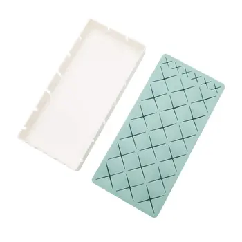 

Silicone Lipstick Storage Box Multi Grid Desktop Cosmetics Finishing Box Lip Glaze Lipstick Box Creative Lipstick Frame Rack