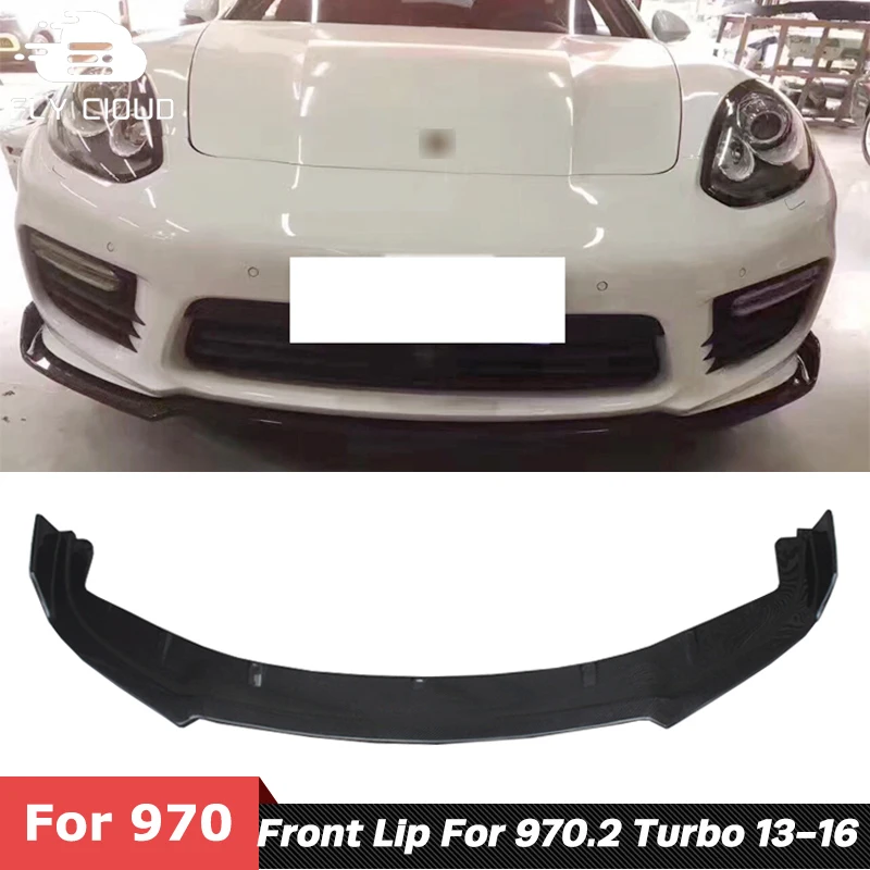 

Передний бампер из углеродного волокна, спойлер, лопата, губа для подбородка для Porsche Panamera 970,2 Turbo, комплект кузова автомобиля 2013-2016