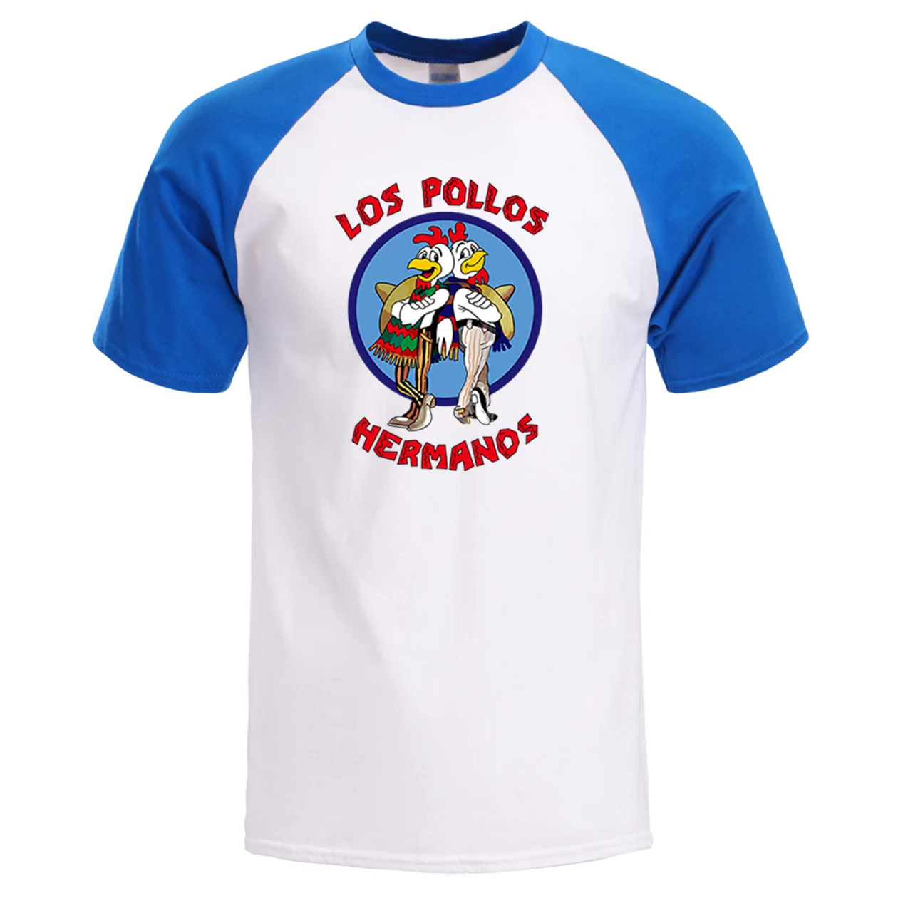 Break Bad Los Pollos Men Raglan Tshirt Summer Male T Shirt Hermanis Short Sleeve Shirs Funny Cotton Tops Tees Sportswear Tshirts | Мужская