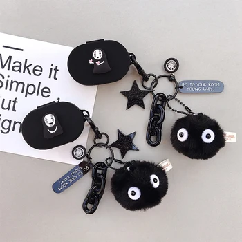 

Cartoon Soft Silicone Earphone Case for Xiaomi AirDots Shockproof Cover for Redmi AirDots Bluetooth Earphone Funny Ghost Decor