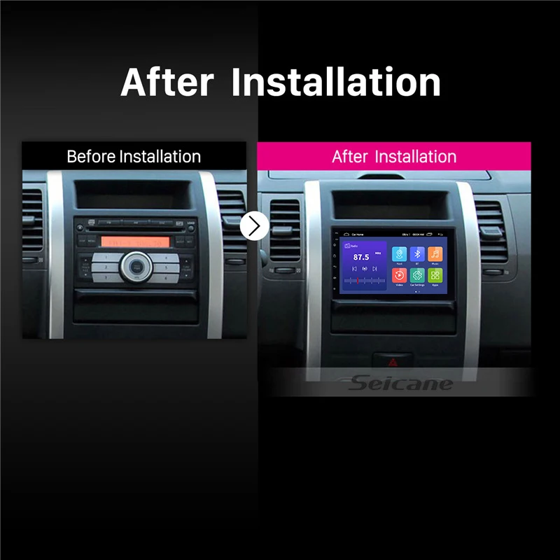 US $57.08 Seicane Android 91 7 Inch Double Din Universal Car Radio Gps