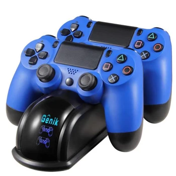 

PS4 Accessories Joystick PS4 Charger Play Station 4 Dual Micro USB Charging Station Stand for SONY Playstation 4 PS4 Controller