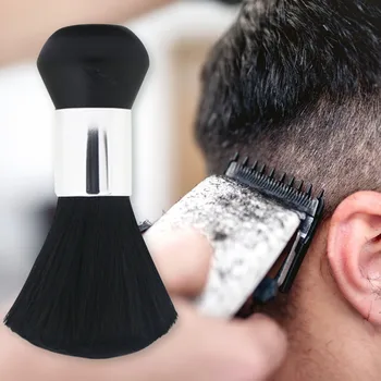 

Neck Face Duster Brush Salon Hair Cleaning Sweep Brush Hairbrush with Soft Gentle Bristles for Barber Hair Styling Tool Supplies
