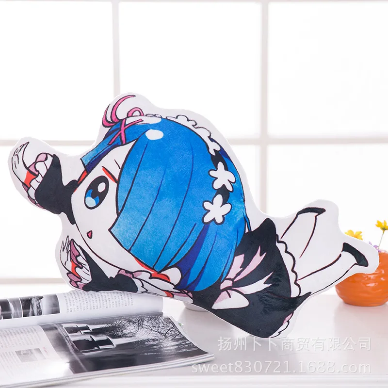 Zero-Based a Different World Life Lost You REM Ram REM Facial Expression Package Spoof Plush Pillow