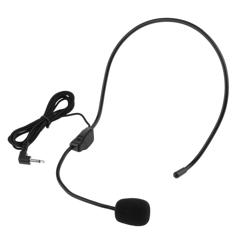 3 Pcs Headphone Microphone Headset Speaker Microphone Compatible o Technology Voice Amplifier Teacher Speaker