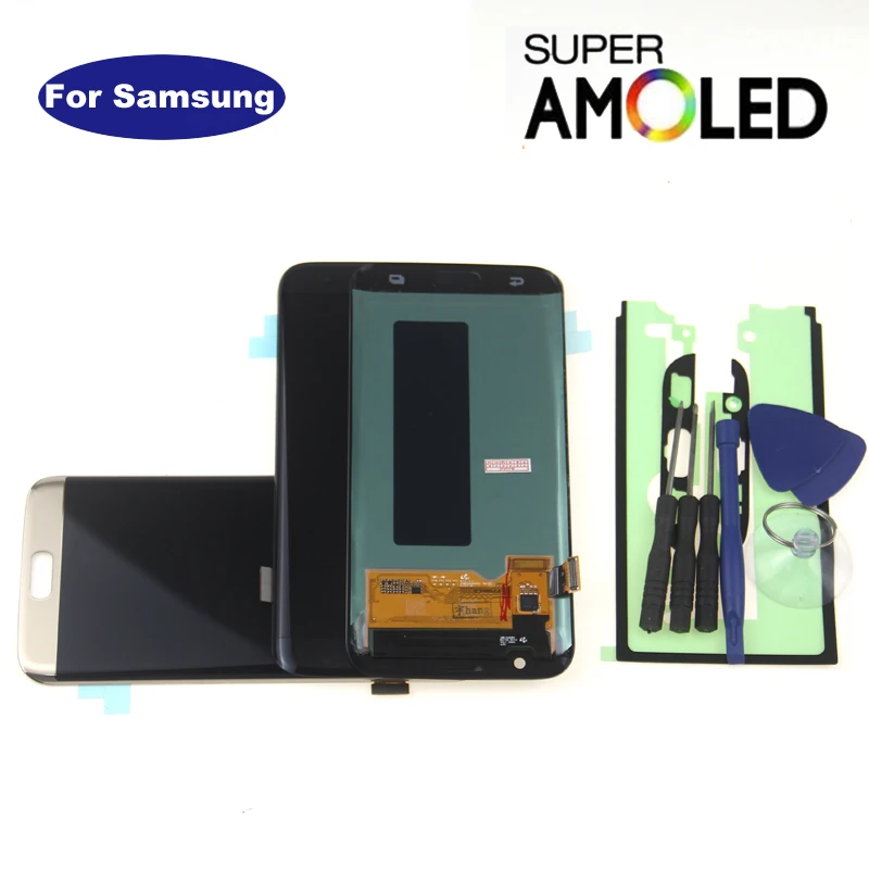 

5.5'' Display With LCD For SAMSUNG Galaxy S7 Edge G935 G935F SM-G935F Touch Screen Digitizer Assembly+Tools