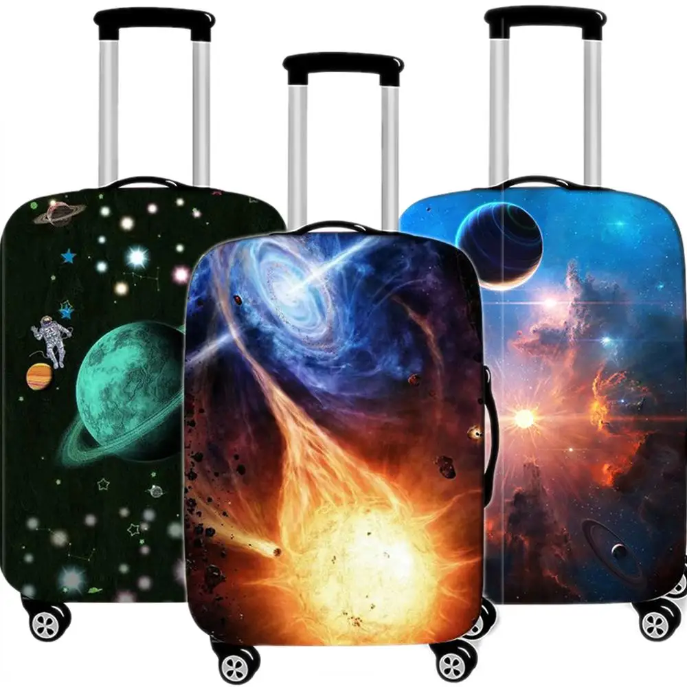 

Travel Accessories Creative Astronaut Luggage Case Protective Cover Waterproof Thicken Elastic Suitcase Trunk Case 18-32 Inch XL
