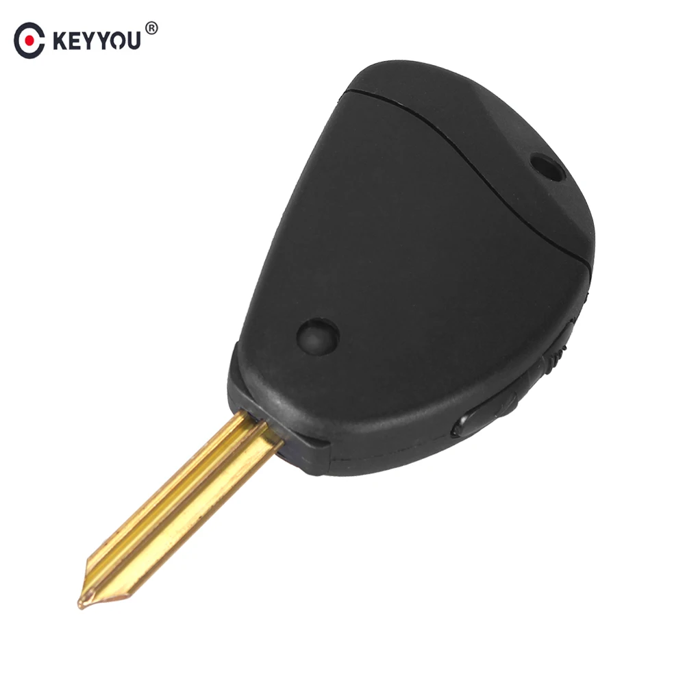 KEYYOU 2 Button Folding Filp Remote Key Shell Case Fob Side For Citroen Evasion/Synergie/Xsara/Xantia WIth Blank Replacement | Автомобили