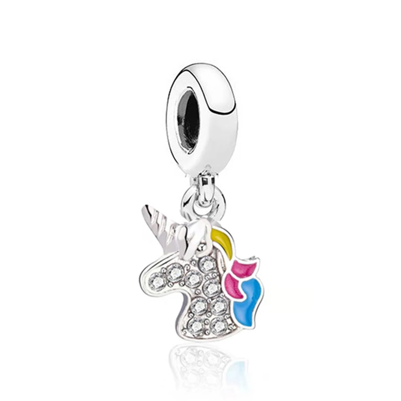 BD09 Boosbiy, 1 шт., новая мода, дракон, сова, Русалка, кристалл, лист, талисманы, подходят для модных браслетов Пандора, для женщин, сделай сам, ювелирные аксессуары - Цвет: BD09