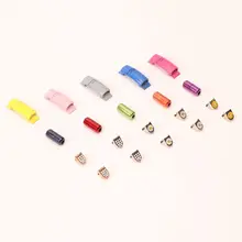 

4PCS Metal Shoelaces Buckle Multicolor Magnetic Buckle Capsule Tiger Tooth Lock Shoe laces Accessories Children Adults Universal