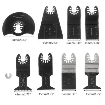

20pcs/set Oscillating Multitool Saw Blade with Bi-metal Cutting Blades for Power