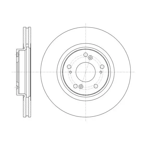 Disc brake front Honda Accord 2.0/2.2i-DTEC 08 REMSA 6135