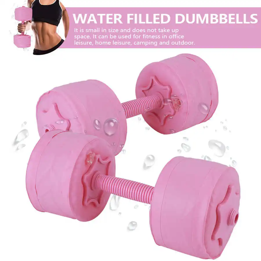6kg Adjustable Dumbbell Set Water filled Dumbbell Heavey Weights Workout Exercise Fitness Equipment for Gym Home