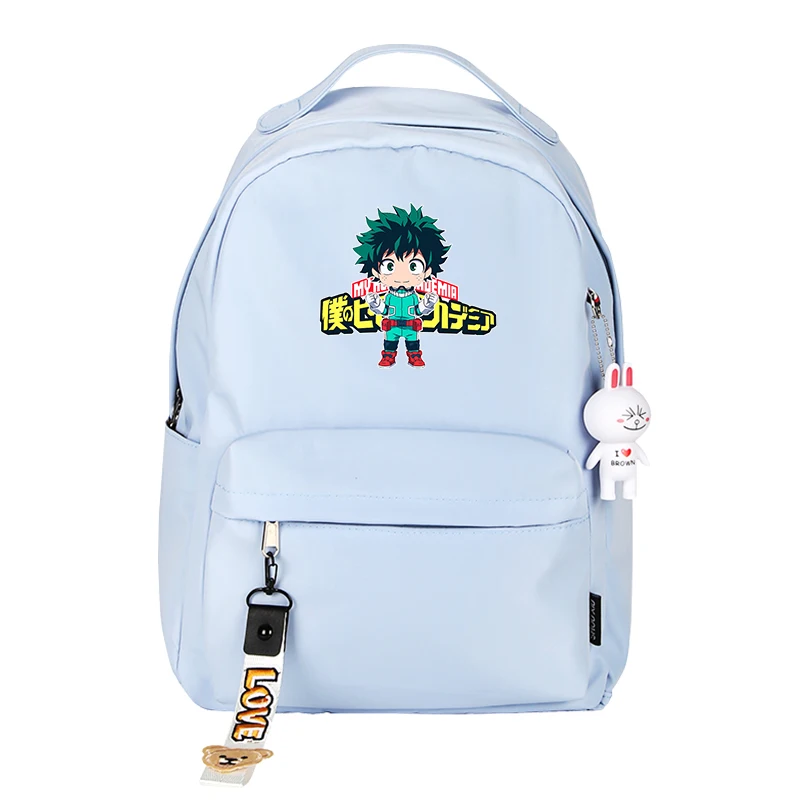 Рюкзак My Hero Academy COS, каваи, школьные сумки, аниме, маленький рюкзак женский, повседневные дорожные сумки на плечо, сумка для ноутбука, Mochila - Цвет: GJL MH1a