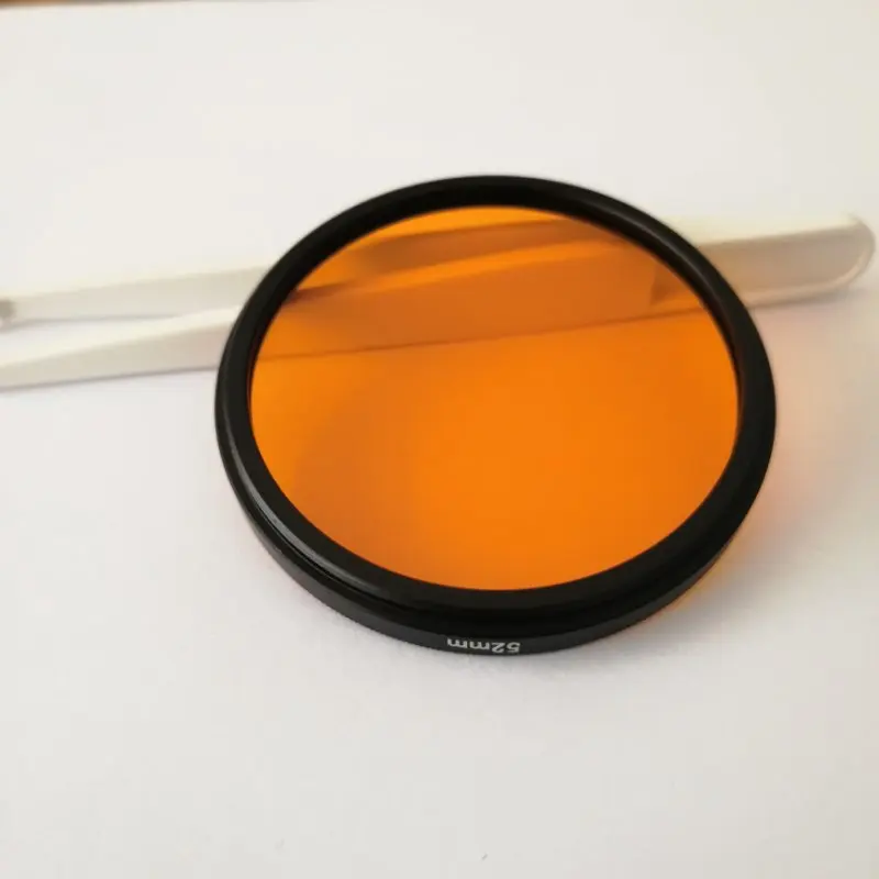 550nm IR Infrared Long Pass Filter Orange Optical Glass CB550 GG550 camera photography