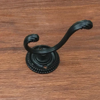 

5pcs Retro Clothing Display Racks Hook Coat Bag Hat Antique Hanger Room Decor Show Wall Hook Rustic Keys Sticky Holder