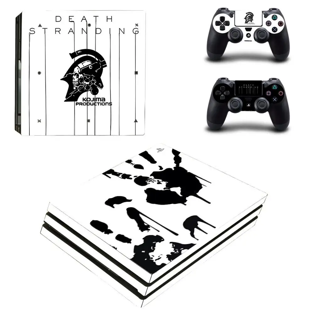 Наклейки Kojima Death Stranding PS4 Pro наклейки s Play station 4 для PlayStation чехлы консолей и