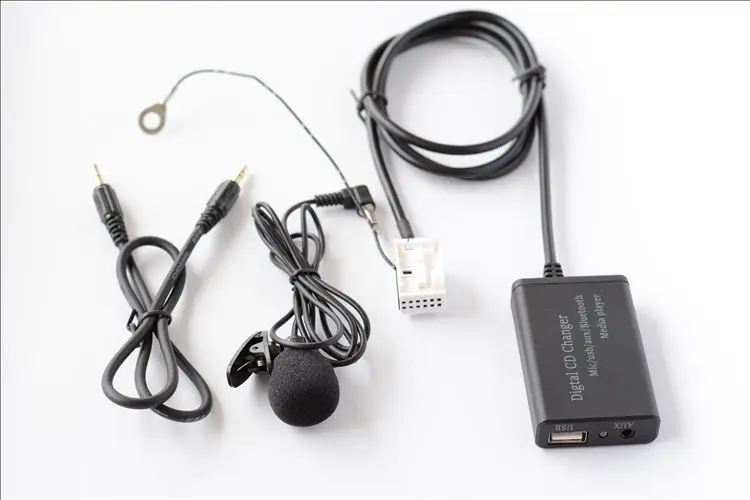 Car Aux USB Bluetooth Mp3 Music Adapter CD Changer Adapter For 12Pin  Interface VW Audi Skoda Seat Quadlock - AliExpress