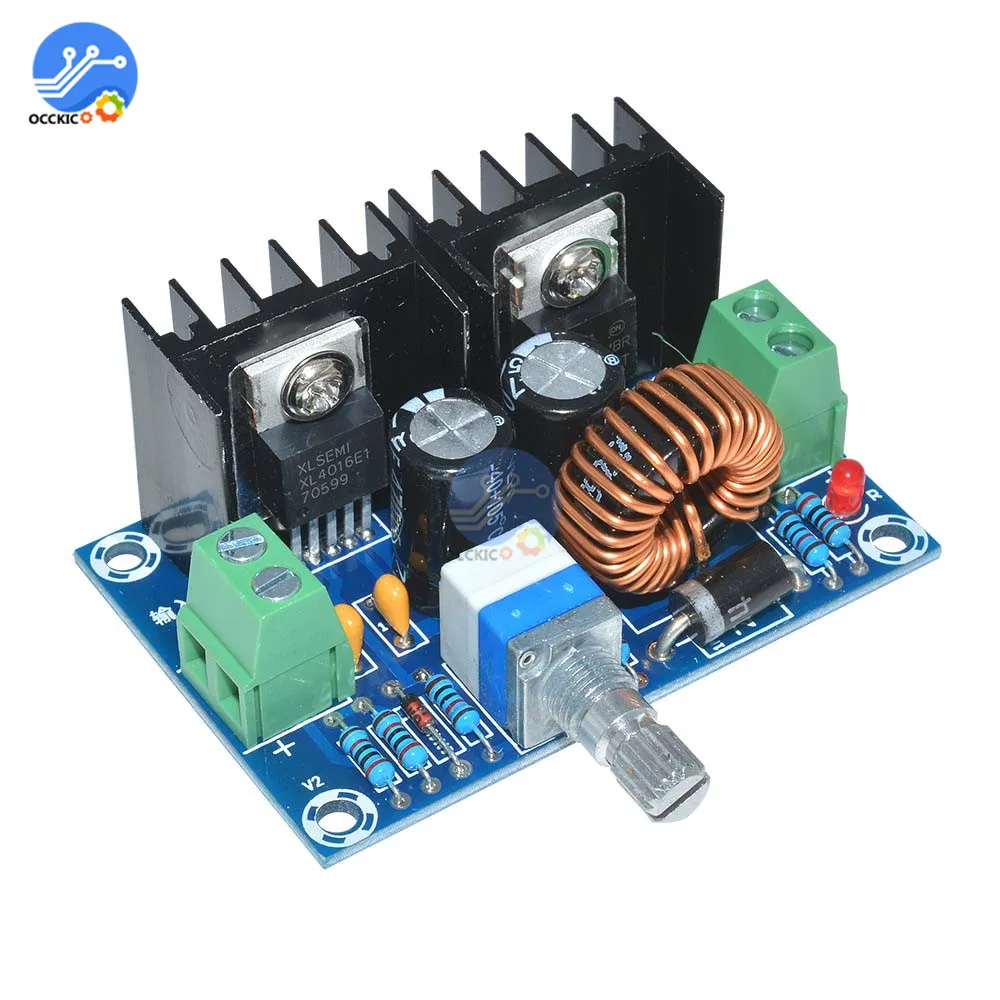 XL4016 понижающий преобразователь зарядное устройство Модуль DC4-40V DC1.25-36V Регулируемый источник питания зарядная плата для Arduino