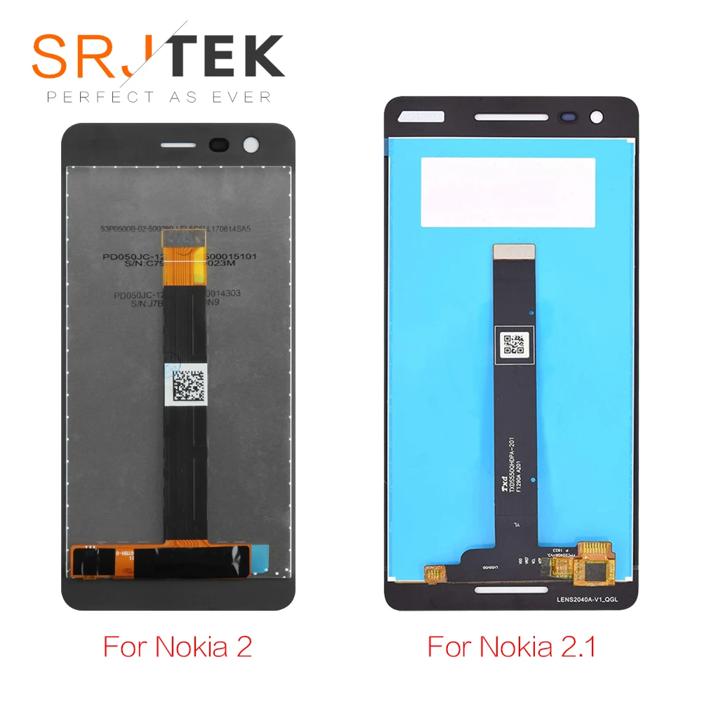 Srjtek экран для Nokia 2 LCD N2 дисплей сенсорный дигитайзер сборка стеклянный датчик 1 2018